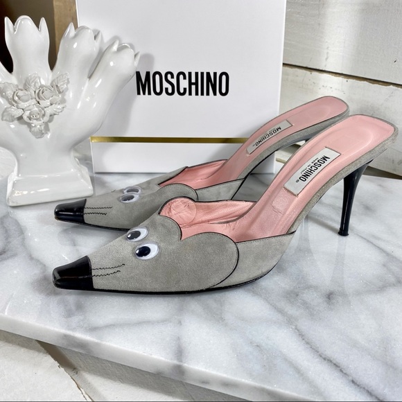 |SOLD| Moschino Couture Avantgarde Mouse Pumps - Picture 4 of 8